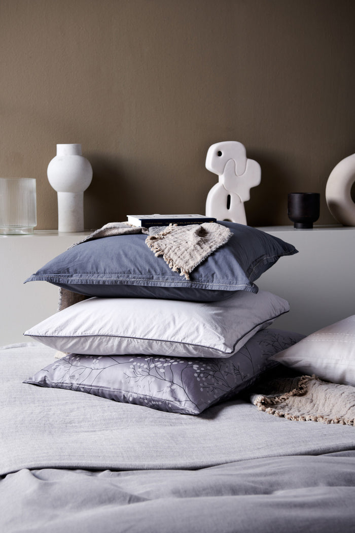 Vandyck Dekbedovertrek PURE 49 Silver Grey 240x220 cm (percalkatoen)