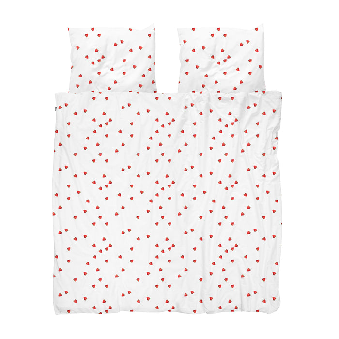 SNURK Strawberries Dekbedovertrek 240 x 200/220 cm