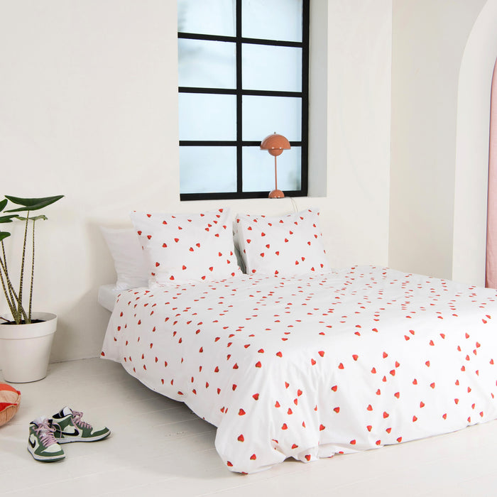 SNURK Strawberries Dekbedovertrek 240 x 200/220 cm