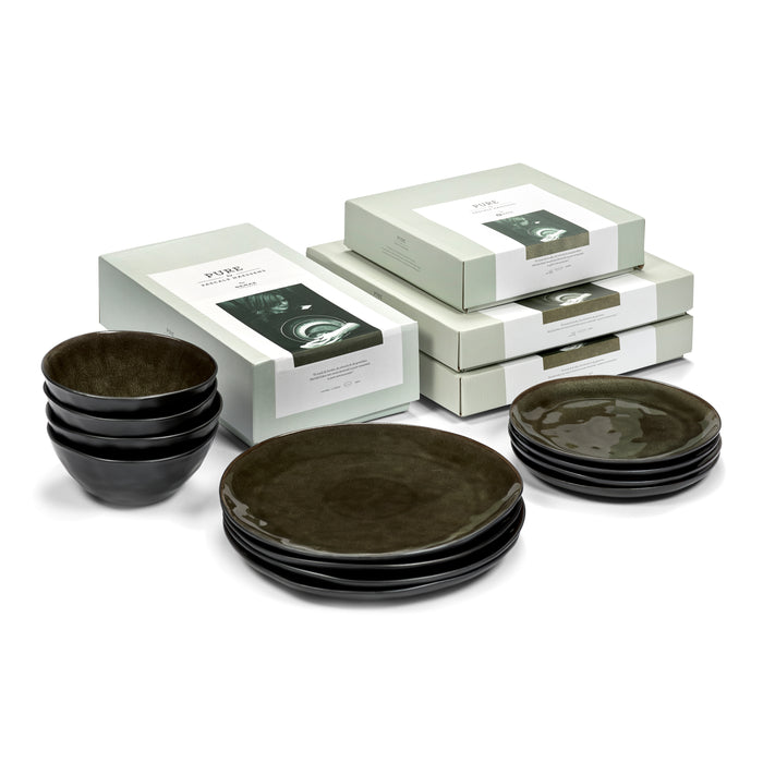 SERAX - Pascale Naessens - Pure Serviesset 12-delig - Grijs