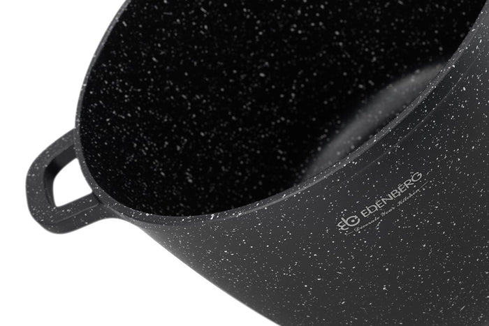 Edenberg Stonetec Line - 4-delige Luxe Pannenset van Gesmeed Aluminium