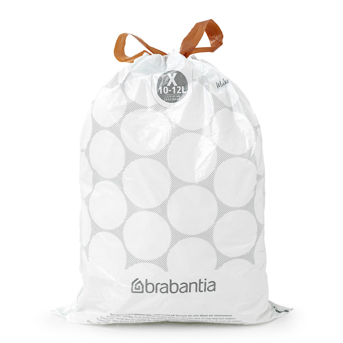 Brabantia Type X PerfectFit Afvalzak Dispenser 10-12 Liter - 40 Zakken