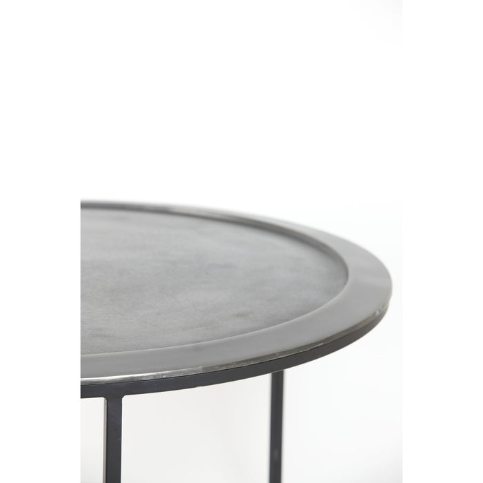 Light & Living TALCA  Salontafel Antiek-lood Deep edge Set van 2 XL