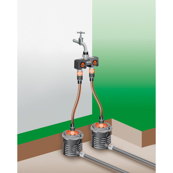 Gardena 2-weg Waterverdeler