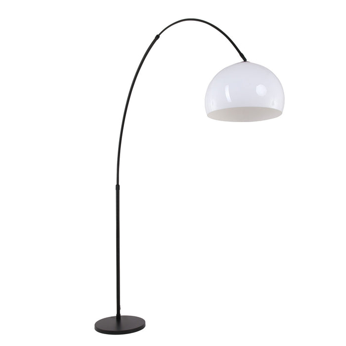 Steinhauer - vloerlamp - Sparkled Light - zwart - kunststof metaal - booglamp - E27 - 9831ZW