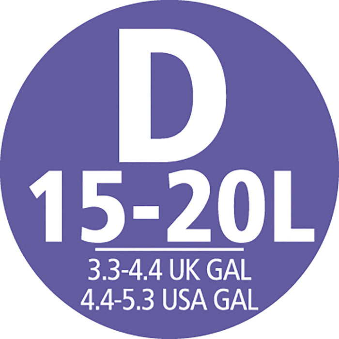 Brabantia Type D PerfectFit Jaarverpakking Afvalzak 15-20 Liter - 120 Stuks