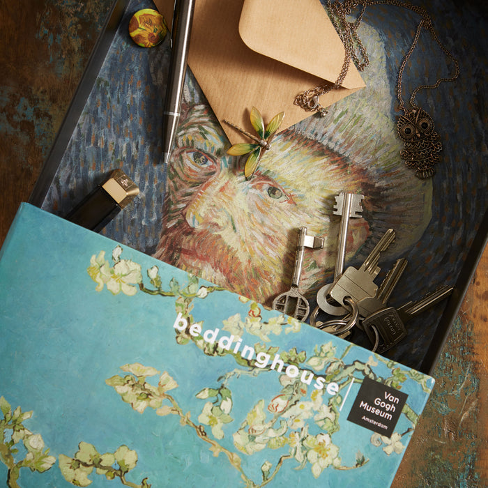 Beddinghouse x Van Gogh Museum Almond Blossom Dekbedovertrek 140 x 200|220 cm - Blauw