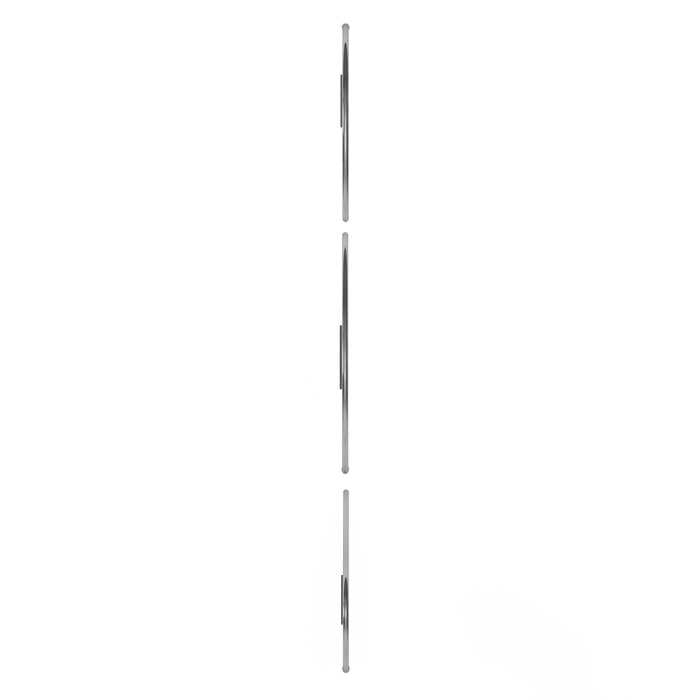 Umbra Hubba Pebble Spiegel - Set van 3 - Metallic Titanium