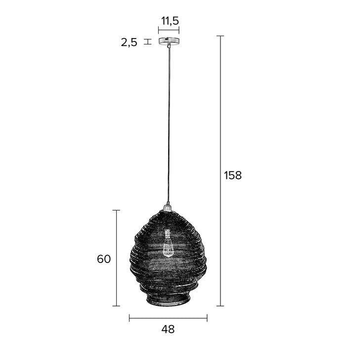 by fonQ  Indigo Hanglamp Ø 48 cm
