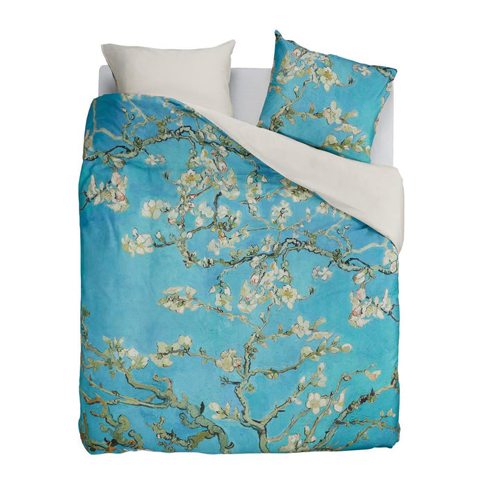 Beddinghouse x Van Gogh Museum Almond Blossom Dekbedovertrek 260 x 200/220 cm - Blauw