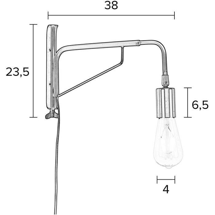 by fonQ basic Linnea Wandlamp