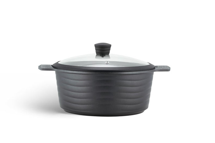 Edenberg Black Line - 10-delige Luxe Pannenset van Gesmeed Aluminium