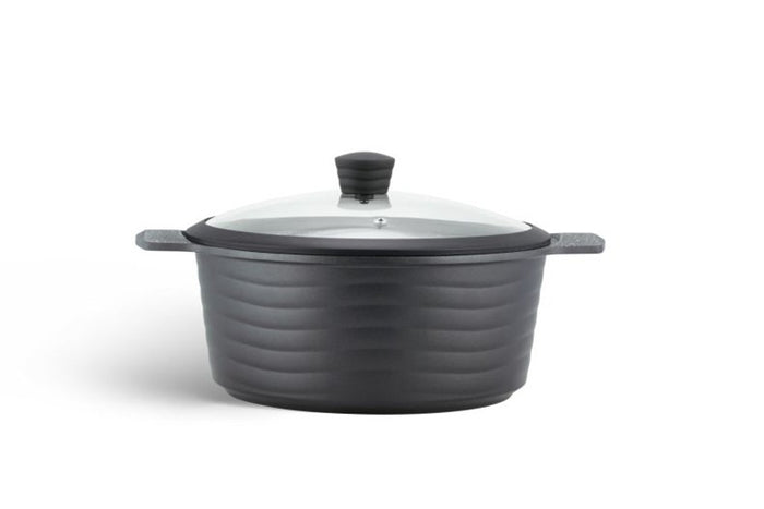 Edenberg Black Line - 10-delige Luxe Pannenset van Gesmeed Aluminium