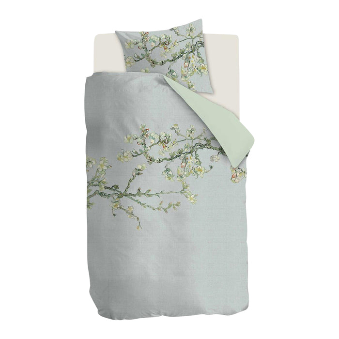 Beddinghouse x Van Gogh Museum Blossom Dekbedovertrek 140 x 200|220 cm - Grijs