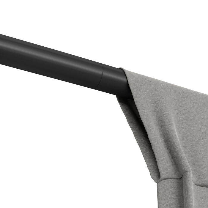 Umbra Zen Gordijnroede 32 0 128 cm - Matzwart