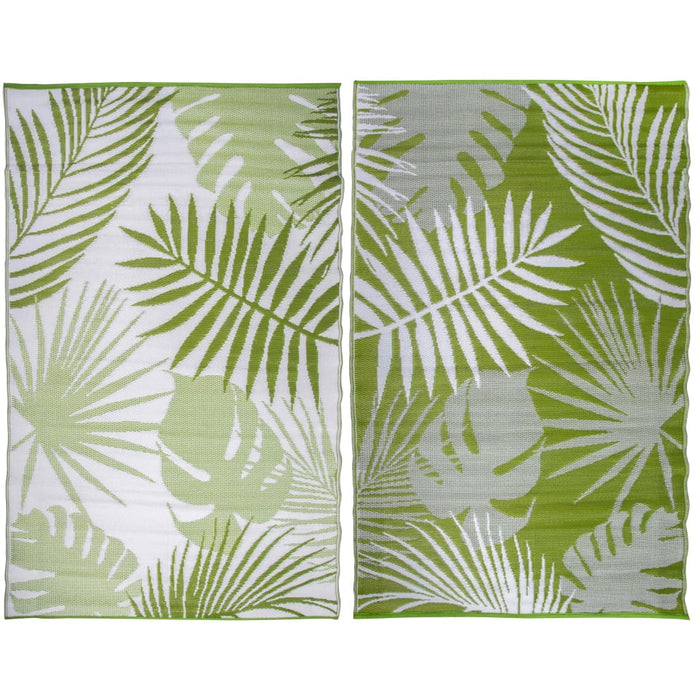 Esschert Design Buitenkleed 241x152 cm jungle bladeren OC22