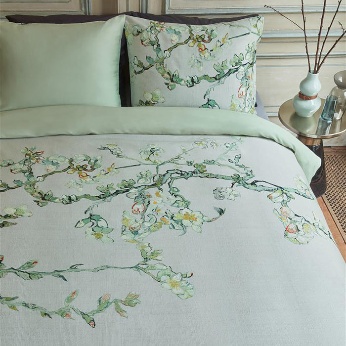 Beddinghouse x Van Gogh Museum Blossom Dekbedovertrek 240 x 200/220 cm - Grijs