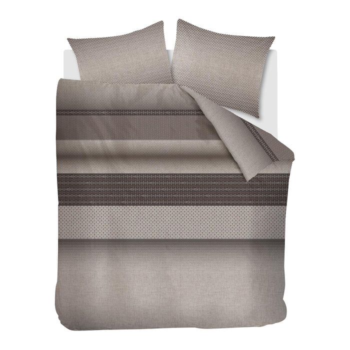 Rivièra Maison Retrograde Dekbedovertrek 240 x 220 cm - Bruin