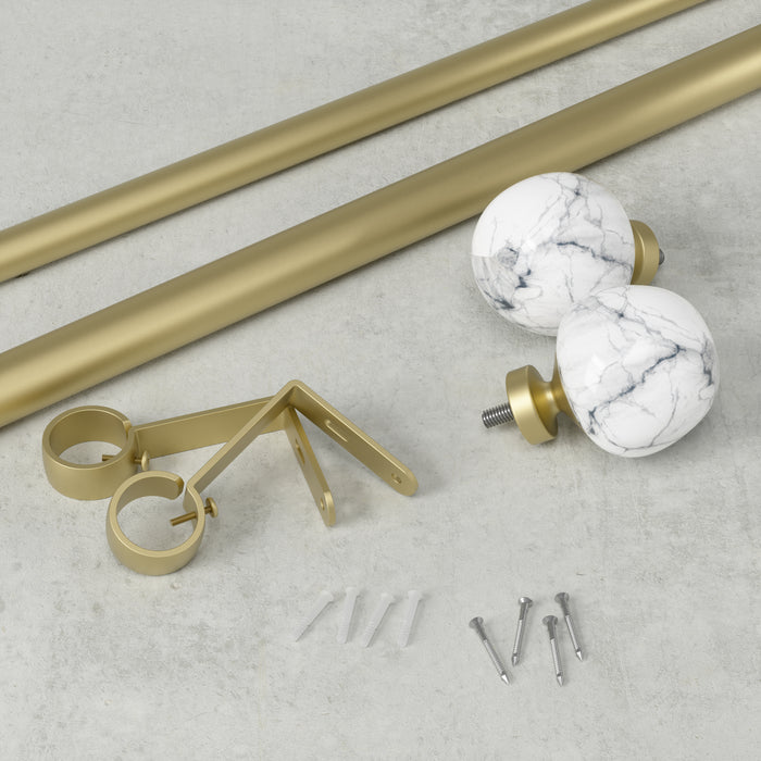 Umbra Venus Gordijnroede 72 - 144 cm - Goud