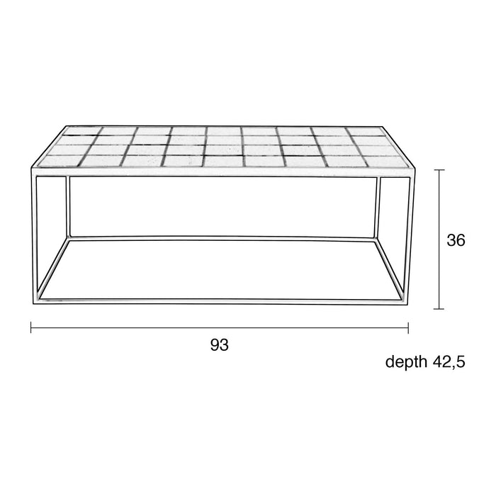 Zuiver Glazed Salontafel