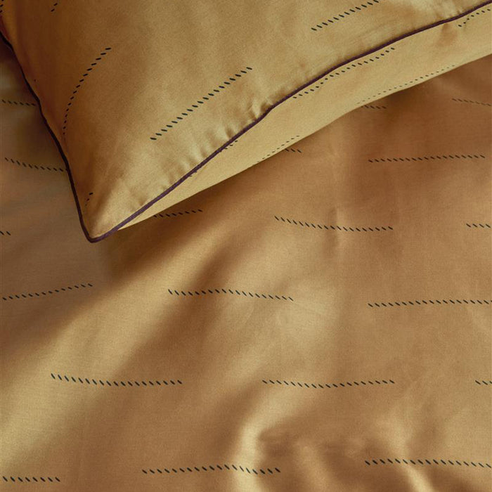 vtwonen Blurred Lines Dekbedovertrek 140 x 220 cm - Geel