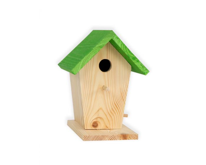 2L Home & Garden Vogelhuisje - Naturel | Groen