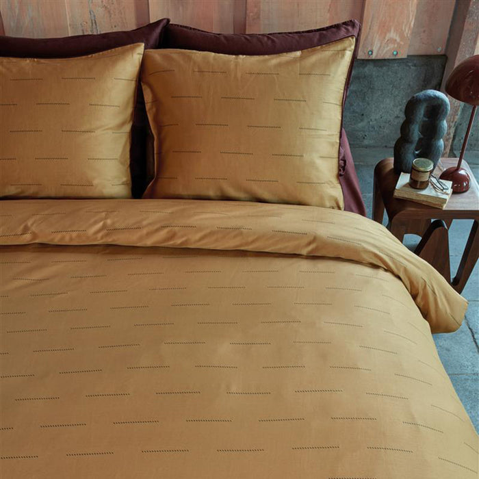 vtwonen Blurred Lines  Dekbedovertrek - 200x200|220 - Geel