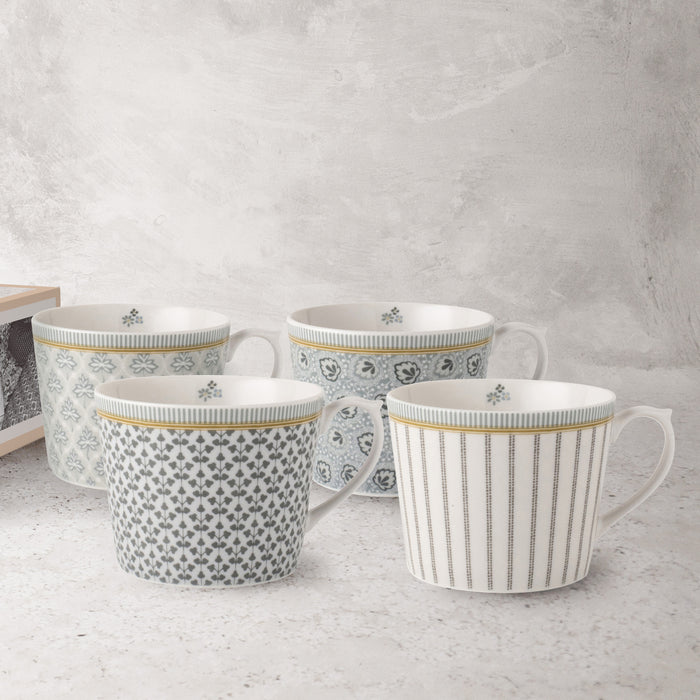 Laura Ashley Tea Collectables Mokken 0,3 L - Wit - 4 st.