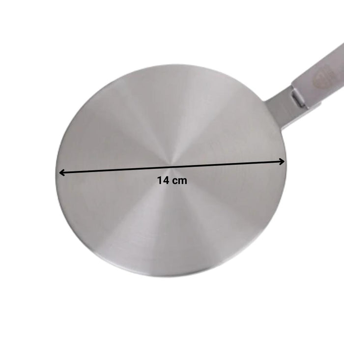 Orange85 Inductie Adapterplaat 14 cm met Afneembare Handgreep RVS
