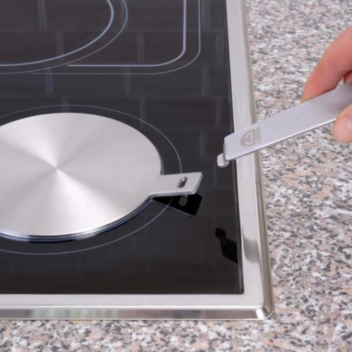 Orange85 Inductie Adapterplaat 14 cm met Afneembare Handgreep RVS