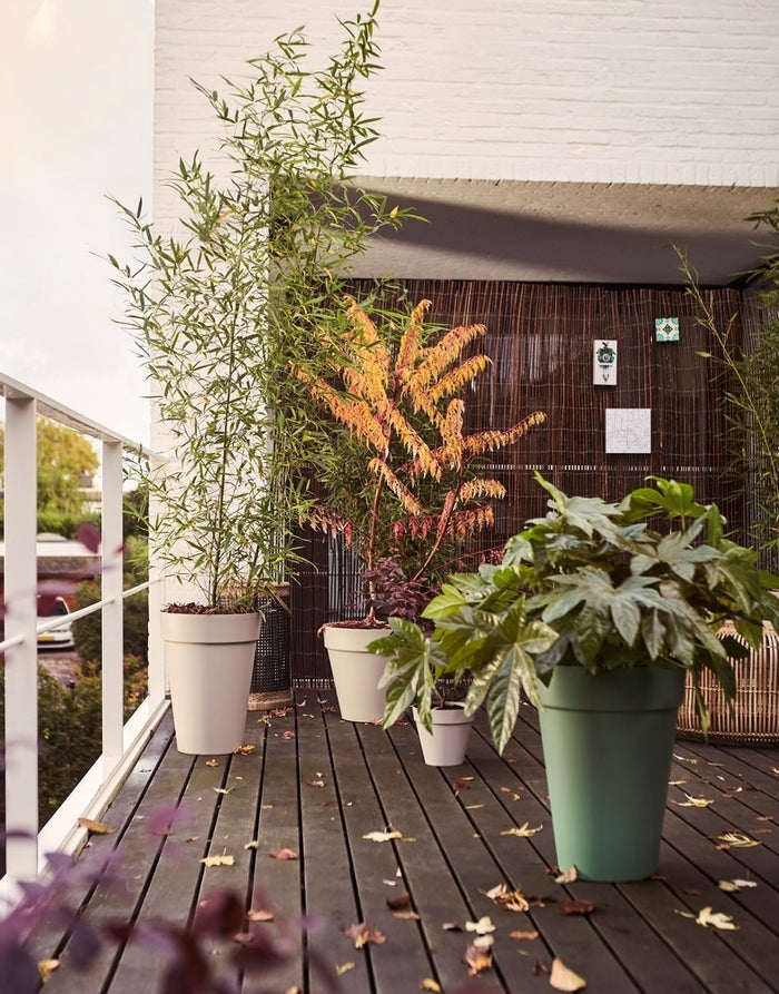 elho Loft Urban Round Bloempot 60 cm met Wielen