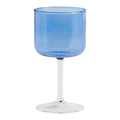 HAY Tint Wijnglazen 2 st. - 0,25 L Blauw/Transparant