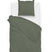 Zo Home Satinado Dekbedovertrekset Uni Katoen Satijn - army green