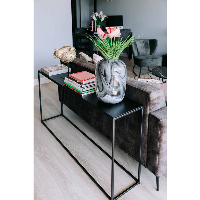 Goossens Sidetable Adagio in Eiken fineer wenge zwart