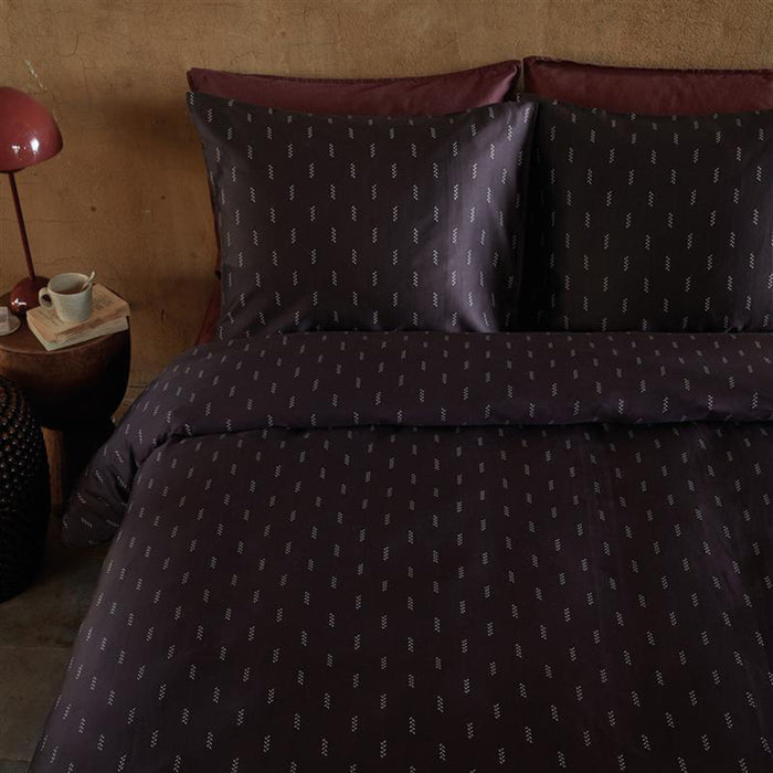 vtwonen Crops  Dekbedovertrek - 200x200|220 - Donker Rood