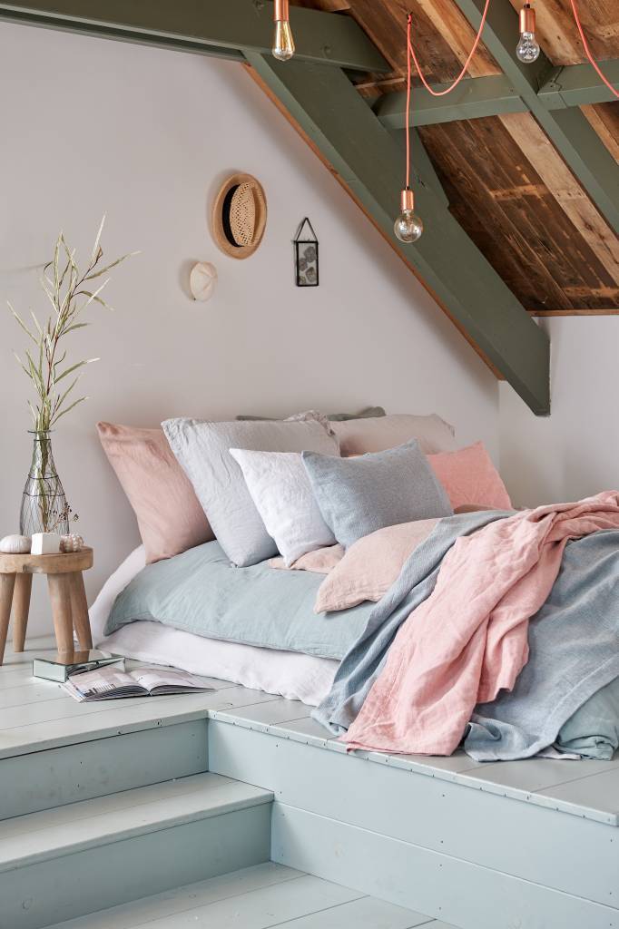 Vandyck Dekbedovertrek 200x220 cm PURITY 79 Stone-169 (linnen)