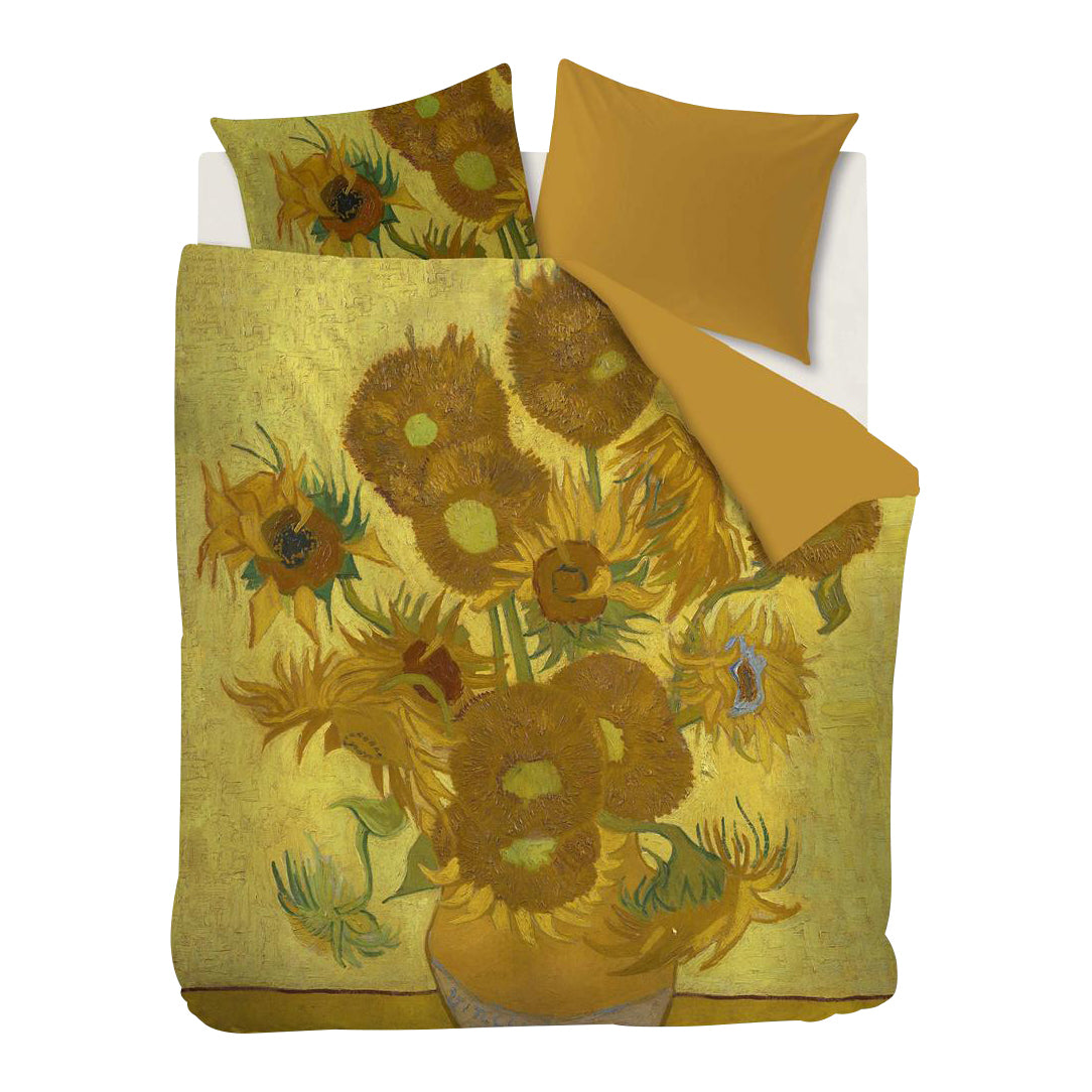 Beddinghouse x Van Gogh Museum Tournesol Dekbedovertrek 200 x 200/220 cm - Geel