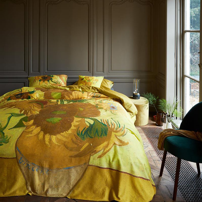 Beddinghouse x Van Gogh Museum Tournesol Dekbedovertrek 200 x 200/220 cm - Geel