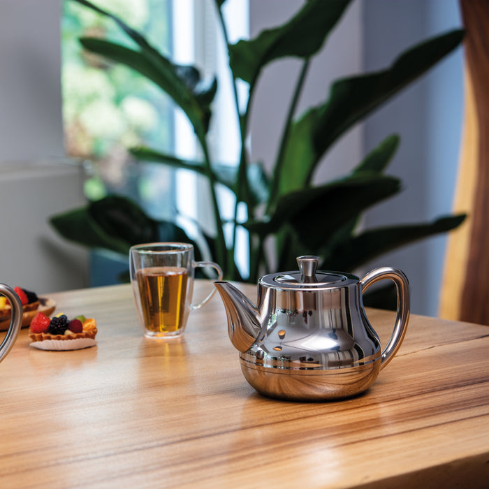 Bredemeijer Duet Eva Theepot 1,1 L - Zilver