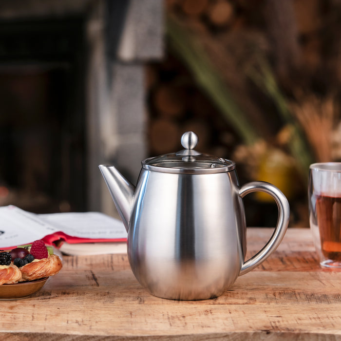 Bredemeijer Duet Eva Theepot 1,1 L - Zilver