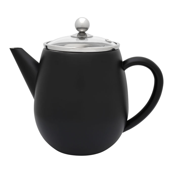 Bredemeijer Duet Eva Theepot 1,1 L - Zwart