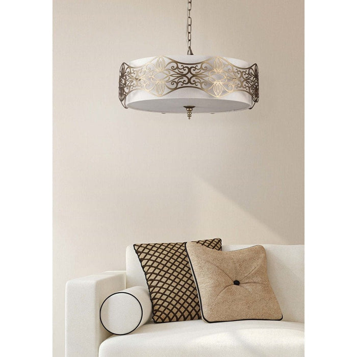 Maytoni - Hanglamp Burgeon Brons Ø 49,5 cm  .