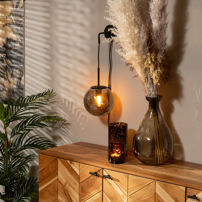 Bronx71 Wandlamp Else 1-lichts Smoke