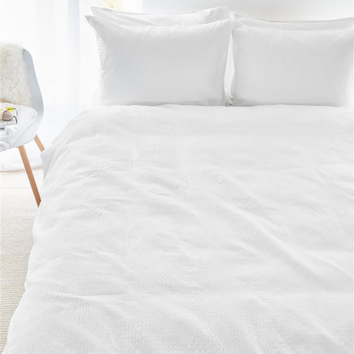 Beddinghouse Wave Dekbedovertrek 140 x 200/220 cm - Wit