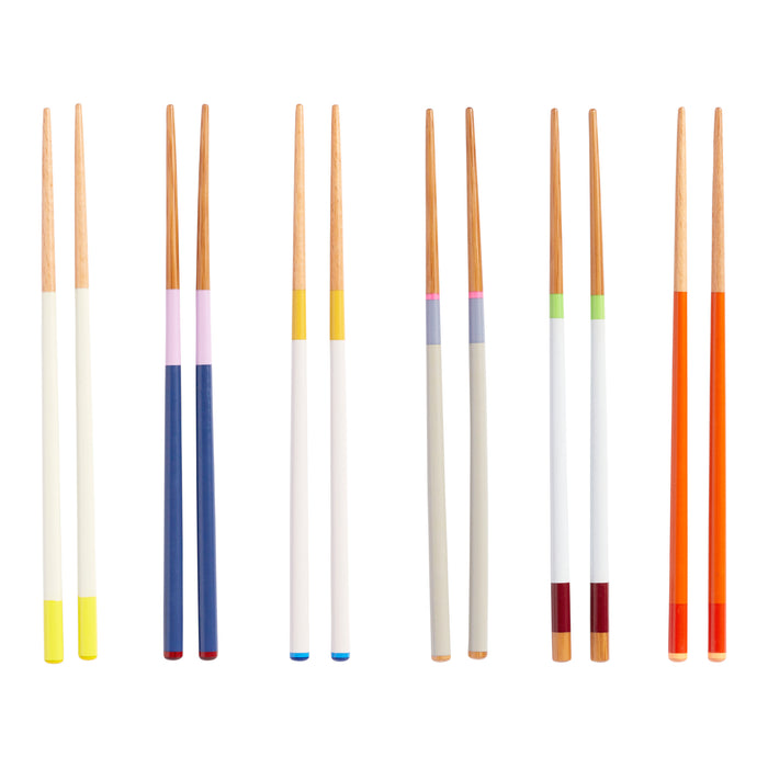 HAY Gekleurde Chopsticks - 6 st.