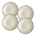 Dutch Rose Amsterdam Organic Platte Borden Ø 17 cm - Crème - 4 st.