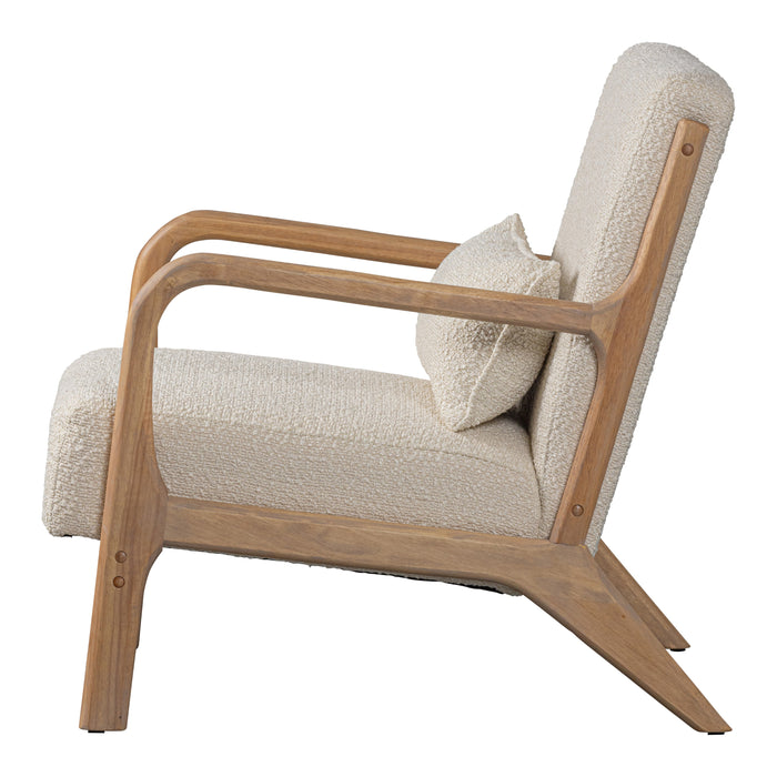 Woood Mark Fauteuil - Crème Bouclé
