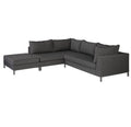WOOOD Sicilië Loungeset All Weather - Links - Stone Grey