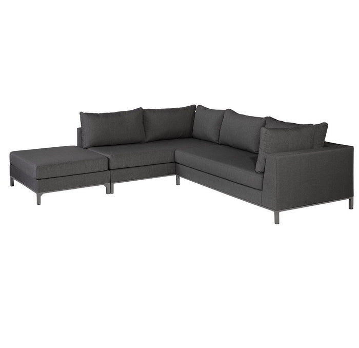 WOOOD Sicilië Loungeset All Weather - Links - Stone Grey