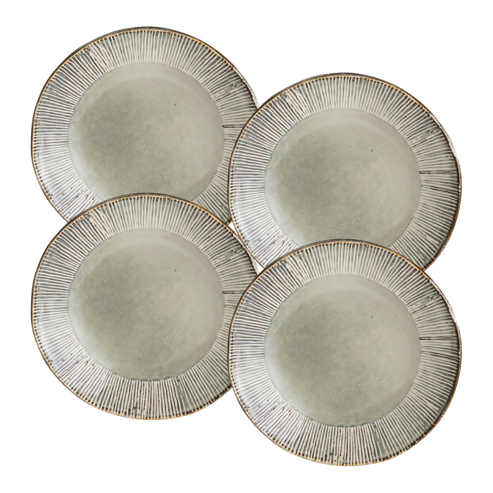 Dutch Rose Amsterdam Organic Platte Borden Ø 21,5 cm - Crème - 4 st.